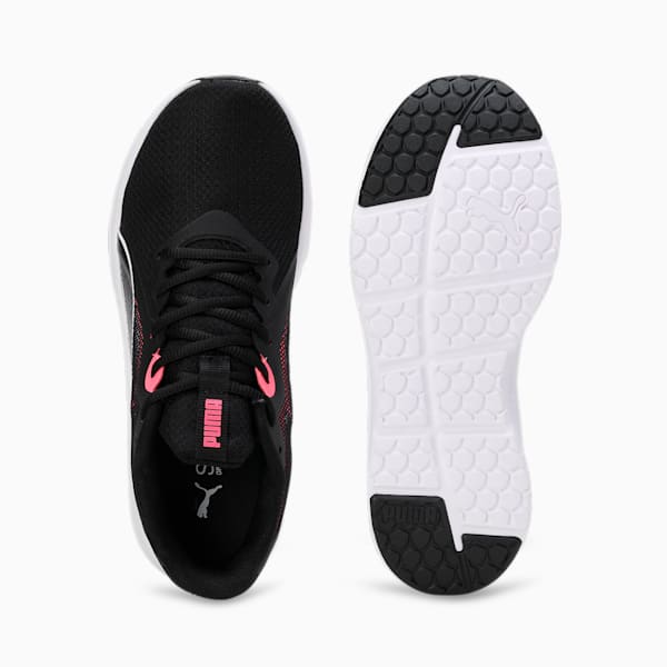 Seriah Women's Running Shoes, PUMA Black-Sunset Glow-PUMA White, extralarge-IND