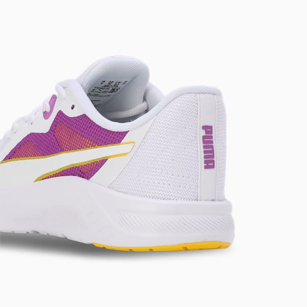 Seriah Women's Running Shoes, PUMA White-Ultraviolet-Pelé Yellow, extralarge-IND