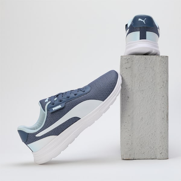 Razz Women's Running Shoes, Inky Blue-Icy Blue-PUMA White, extralarge-IND