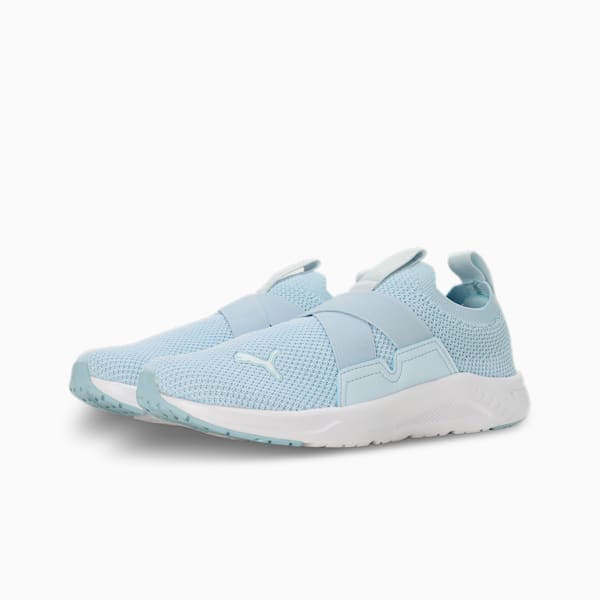 PUMA Luft Women's Slip-On Shoes, Icy Blue-PUMA White, extralarge-IND