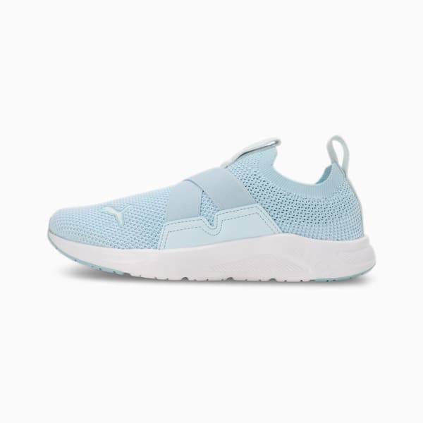 PUMA Luft Women's Slip-On Shoes, Icy Blue-PUMA White, extralarge-IND