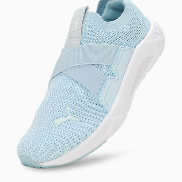 PUMA Luft Women's Slip-On Shoes, Icy Blue-PUMA White, extralarge-IND