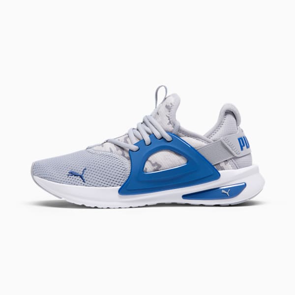 Tenis para correr para hombre Softride Enzo Camo, Gray Fog-Cobalt Glaze-PUMA White, extralarge