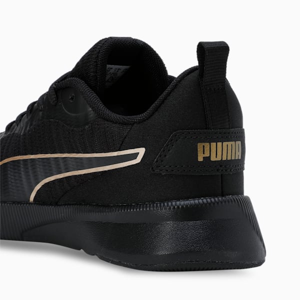Flyer Flex V2 Women's Running Shoes, PUMA Black-Puma Team Gold, extralarge-IND