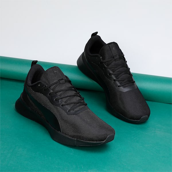 Flyer Flex V1 Unisex Running Shoes, PUMA Black-PUMA Black, extralarge-IND