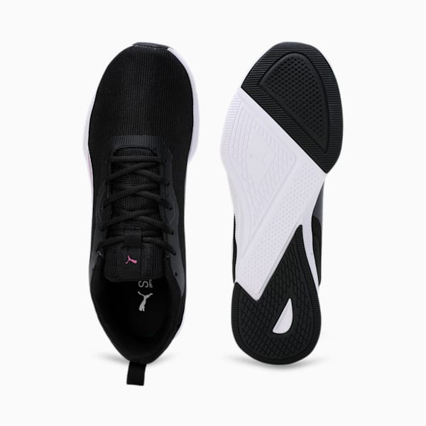 Flyer Flex V1 Running Shoes, PUMA Black-Deep Orchid, extralarge-IND