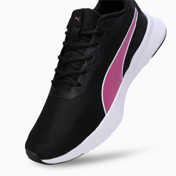 Flyer Flex V1 Running Shoes, PUMA Black-Deep Orchid, extralarge-IND