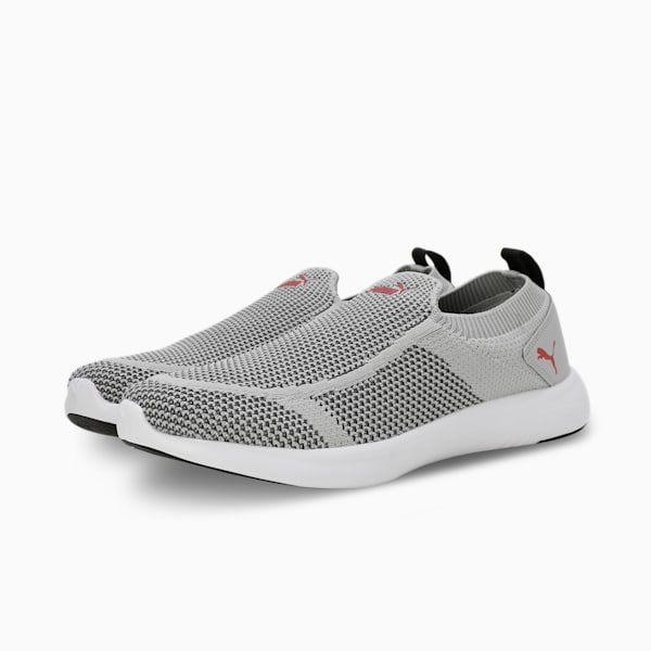 Softride Dimorphos Men's Slip-On Shoes, Ash Gray-Chili Oil-PUMA Black, extralarge-IND