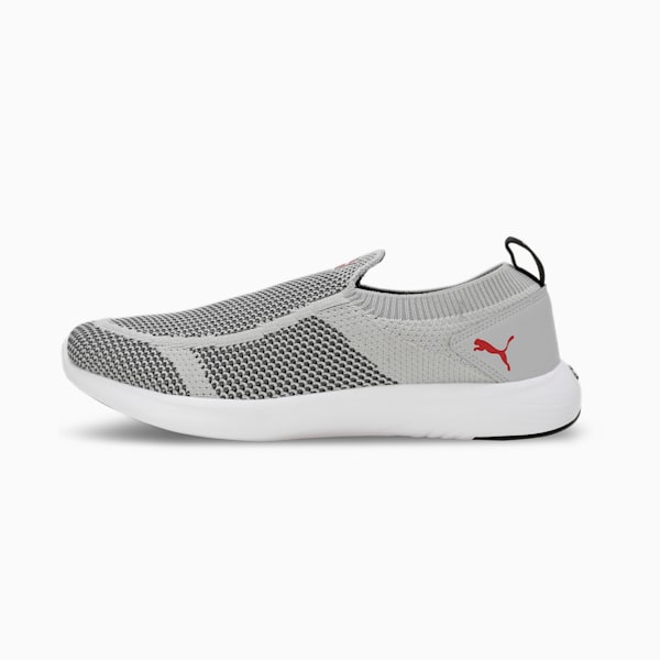Softride Dimorphos Men's Slip-On Shoes, Ash Gray-Chili Oil-PUMA Black, extralarge-IND