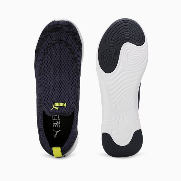 Softride Hellas Men's Slip-On Shoes, PUMA Navy-PUMA White-PUMA Black-Lime Sheen, extralarge-IND
