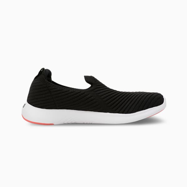 Softride Pegasi Knit Women's Slip-On Shoes, PUMA Black-Passionfruit, extralarge-IND