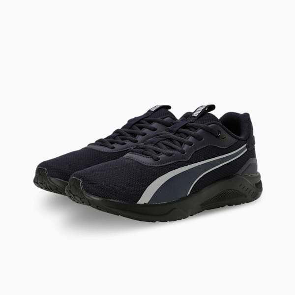 PUMA RAPIDSANDS Men's Running Shoes, New Navy-PUMA Black-PUMA Silver, extralarge-IND