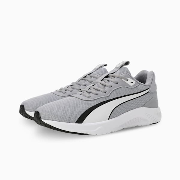 RAPIDSANDS Men's Running Shoes, Gray Fog-PUMA White-PUMA Black, extralarge-IND