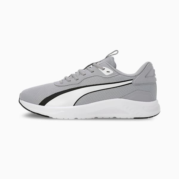 RAPIDSANDS Men's Running Shoes, Gray Fog-PUMA White-PUMA Black, extralarge-IND