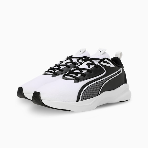 Softride Rift Zensole Men's Running Shoes, PUMA White-PUMA Black, extralarge-IND