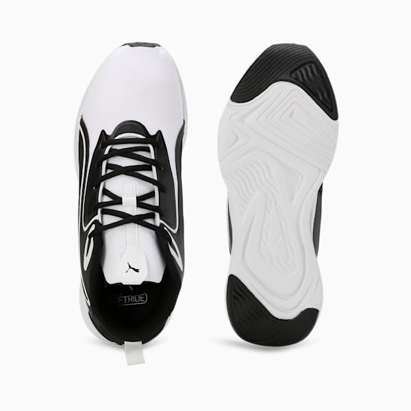 Softride Rift Zensole Men's Running Shoes, PUMA White-PUMA Black, extralarge-IND