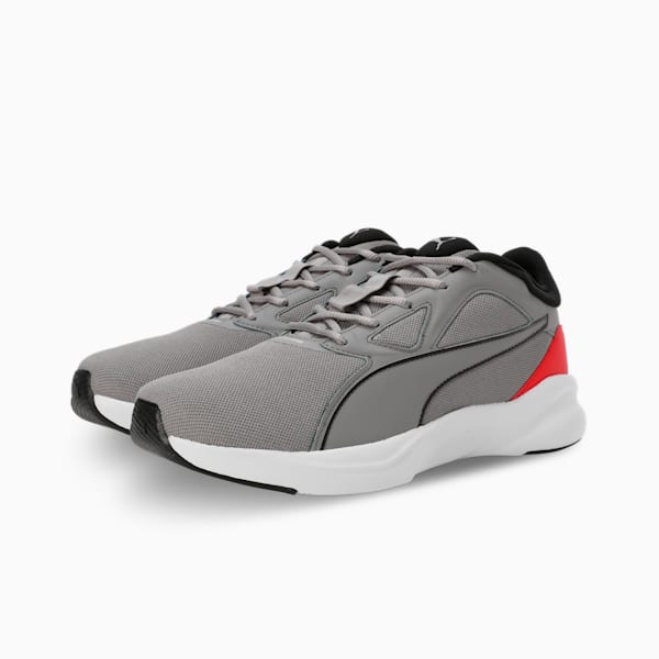 Softride Rift Jolt Punch Men's Running Shoes, Stormy Slate-For All Time Red-PUMA Black, extralarge-IND