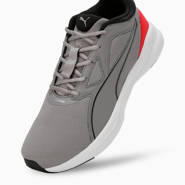 Softride Rift Jolt Punch Men's Running Shoes, Stormy Slate-For All Time Red-PUMA Black, extralarge-IND