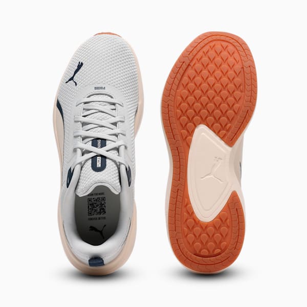 Tenis de running para mujer Rocket Fuel Lite, Cool Light Gray-Alpine Snow-Club Navy, extralarge