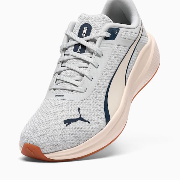 Tenis de running para mujer Rocket Fuel Lite, Cool Light Gray-Alpine Snow-Club Navy, extralarge