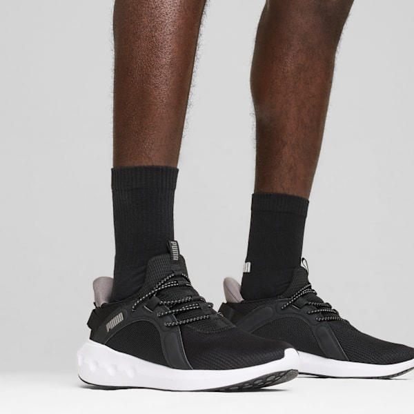 SOFTRIDE Carson Sliptech Men's Sneakers, PUMA Black-PUMA White, extralarge