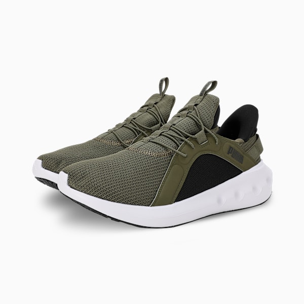 SOFTRIDE Carson Ease In Running Shoes, PUMA Olive-PUMA Black-PUMA White, extralarge-IND