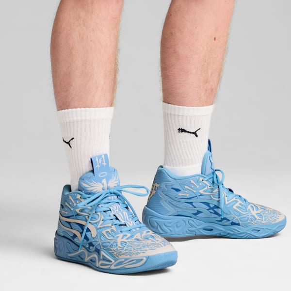 Chaussures de basketball PUMA x LAMELO BALL MB.04 LaFrancé 1 of 1 Homme, Team Light Blue-Cool Mid Gray, extralarge