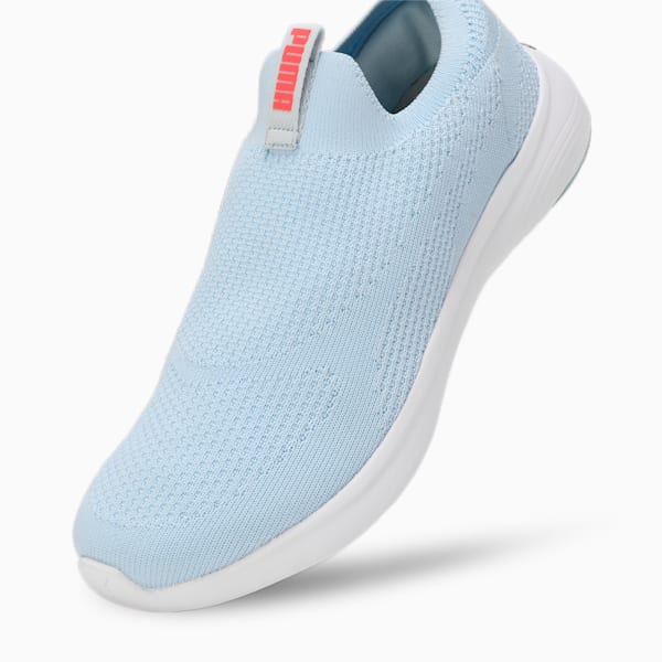 Softride Clean V2 Women's Shoes, Icy Blue-Electric Blush, extralarge-IND