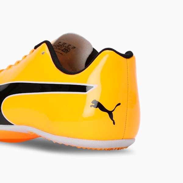evoSPEED Sprint 14.5 Spikes Track and Field Running Shoes, Sun Stream-PUMA Black-PUMA White, extralarge-IND
