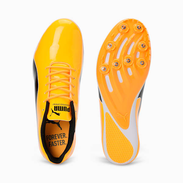 evoSPEED Sprint 14.5 Spikes Track and Field Running Shoes, Sun Stream-PUMA Black-PUMA White, extralarge-IND