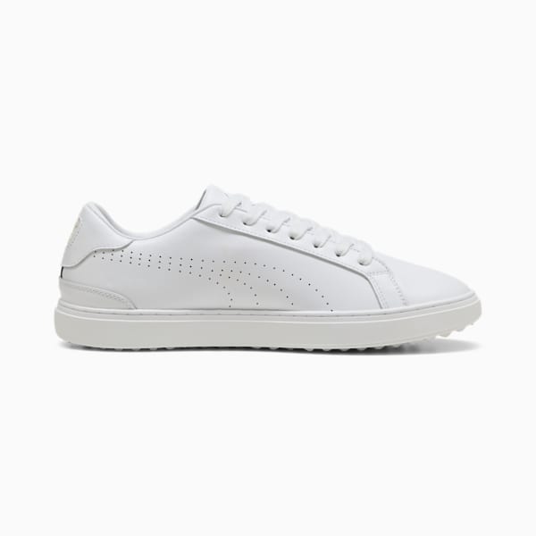 メンズ ゴルフ プーマ クラシック G スパイクレス シューズ, PUMA White-PUMA White, extralarge-JPN