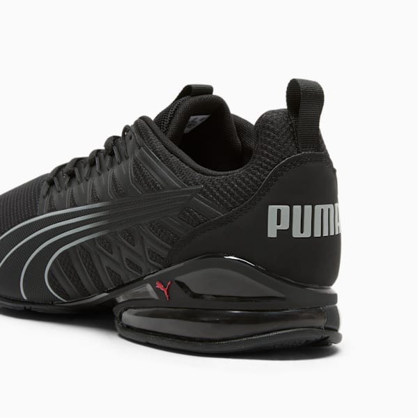 Voltaic Evo Wide Men's Running Shoes, PUMA Black-For All Time Red-Stormy Slate, extralarge