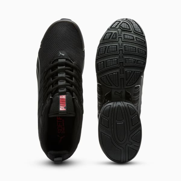 Voltaic Evo Wide Men's Running Shoes, PUMA Black-For All Time Red-Stormy Slate, extralarge
