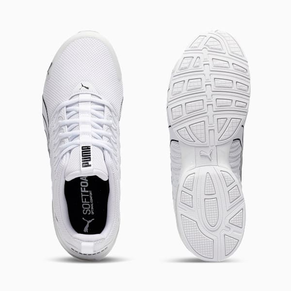 Voltaic Evo Wide Men's Running Shoes, PUMA White-PUMA Black, extralarge