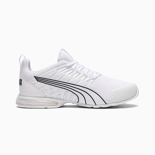 Voltaic Evo Wide Men's Running Shoes, PUMA White-PUMA Black, extralarge