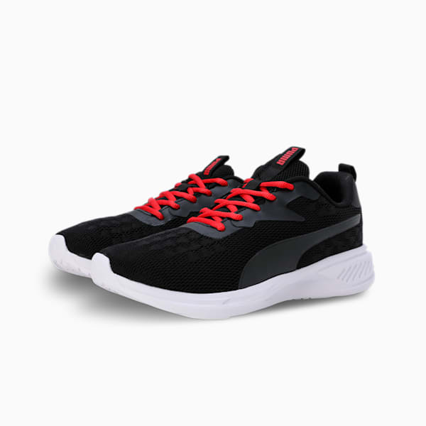 PUMA Widerer Men's Running Shoes, PUMA Black-For All Time Red-PUMA White, extralarge-IND