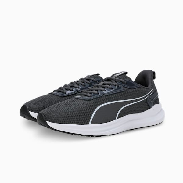 Mile On Men's Running Shoes, PUMA White-Shadow Gray, extralarge-IND