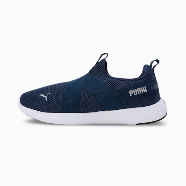 Softride Victoride Strap Eng Men's Slip-On Shoes, Persian Blue-PUMA Silver, extralarge-IND
