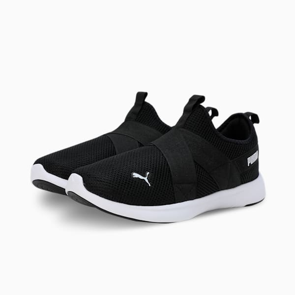 Softride Victoride Strap Eng Men's Slip-On Shoes, PUMA Black, extralarge-IND