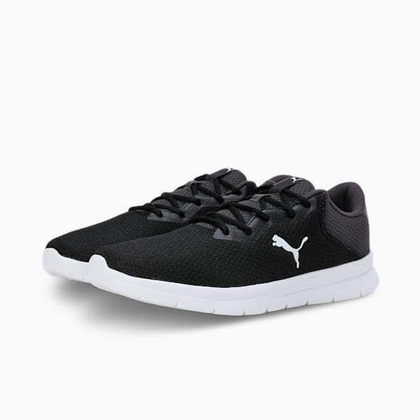 Escoot Men's Running Shoes, Dark Coal-PUMA Black-PUMA White, extralarge-IND