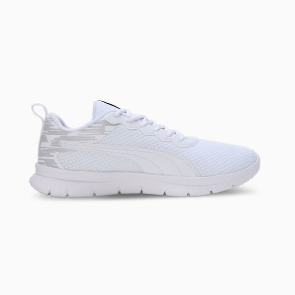 Ultragrip Men's Running Shoes, PUMA White-Feather Gray-PUMA Black, extralarge-IND