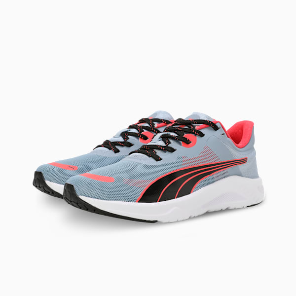 Vitality Connect Women's Running Shoes, Blue Wash-Salmon-PUMA Black, extralarge-IND