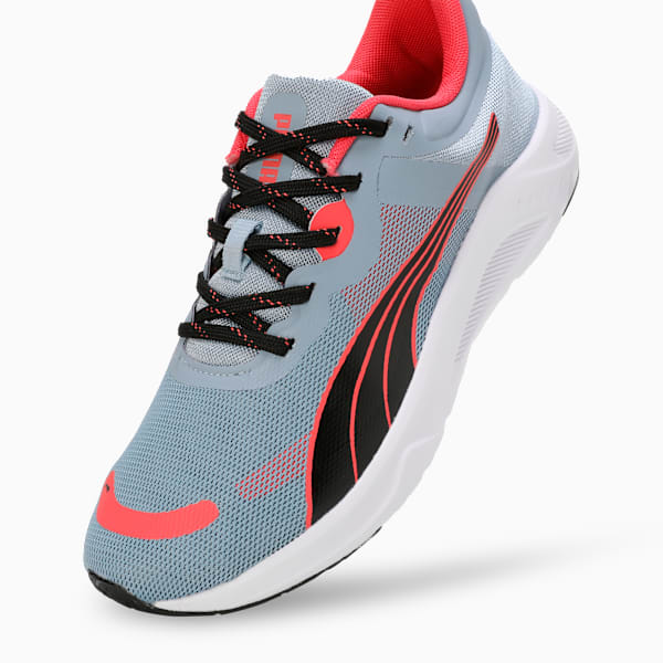 Vitality Connect Women's Running Shoes, Blue Wash-Salmon-PUMA Black, extralarge-IND