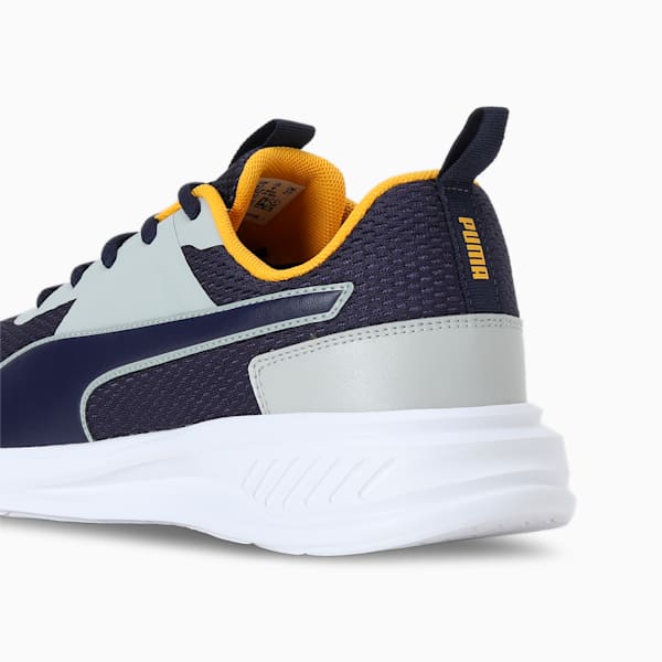 Scorch Seeker Men's Running Shoes, PUMA Navy-Harbor Mist-Tangerine, extralarge-IND