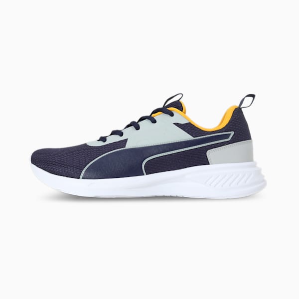 Scorch Seeker Men's Running Shoes, PUMA Navy-Harbor Mist-Tangerine, extralarge-IND