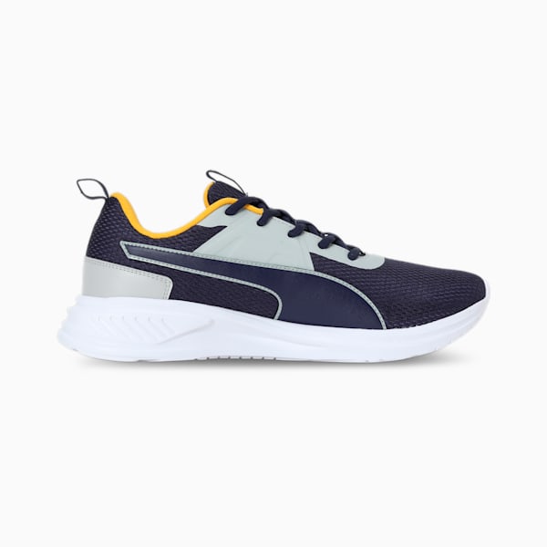 Scorch Seeker Men's Running Shoes, PUMA Navy-Harbor Mist-Tangerine, extralarge-IND