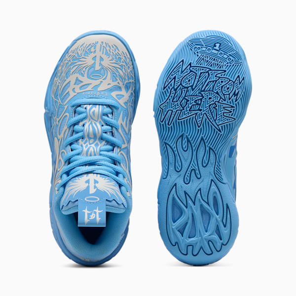 Tenis de Basquetbol Adolescente MB.04 La Francé, Team Light Blue-Cool Mid Gray, extralarge