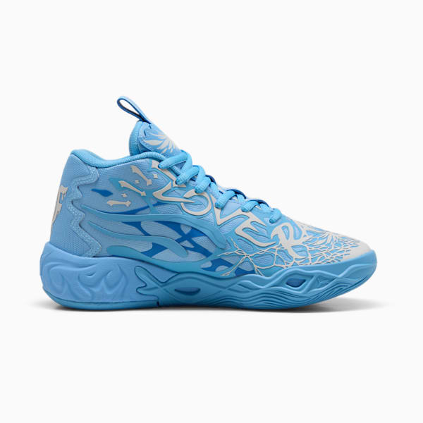 PUMA x LAMELO BALL MB.04 LaFrancé 1 of 1 Big Kids' Basketball Shoes, Team Light Blue-Cool Mid Gray, extralarge