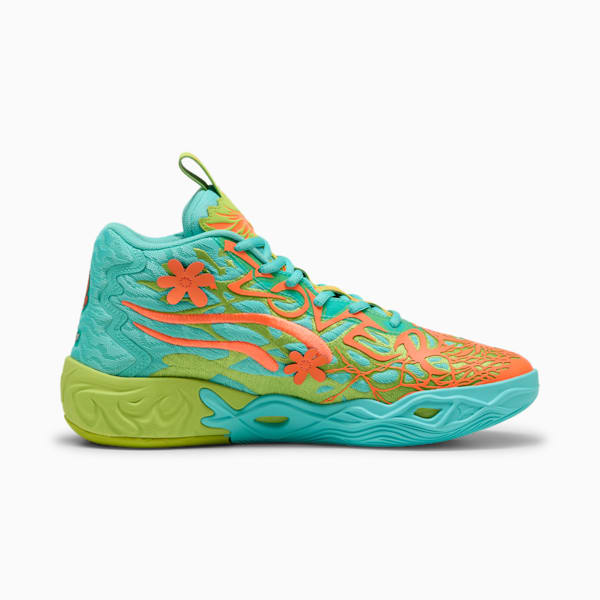 Tenis de básquetbol MB.04 Scooby Doo, Aquatic-Lime Smash-Heat Fire, extralarge