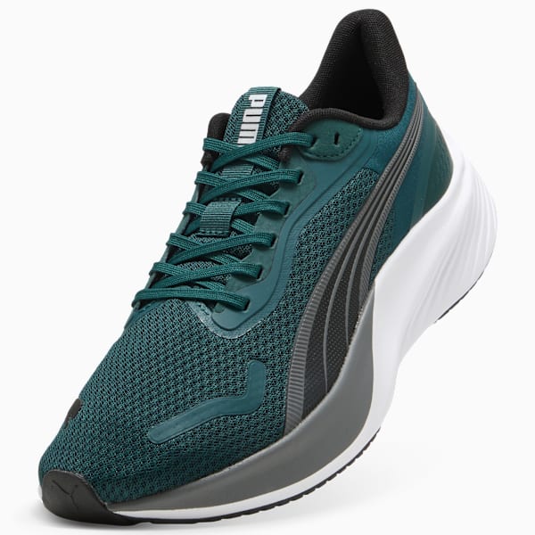 Tenis de running Pounce Lite, Green Terrain-PUMA Black, extralarge